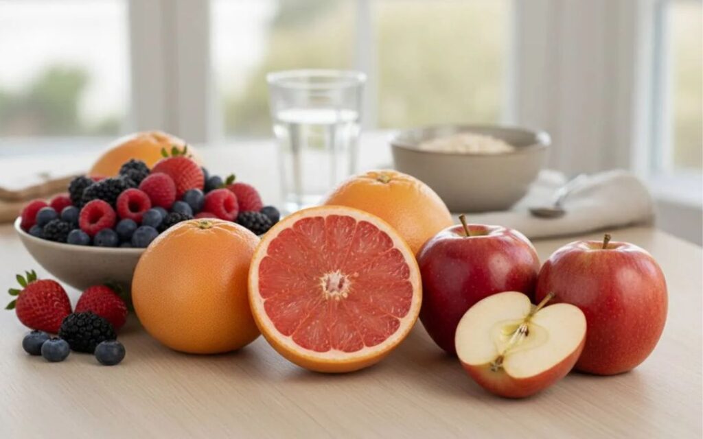 I flavonoidi sono i migliori amici del tuo sistema circolatorio. Immagina di poter fare una "pulizia naturale" dei tuoi vasi sanguigni ogni mattina. Frutti come il pompelmo, le mele e i frutti rossi agiscono come una squadra di soccorso per il tuo sangue.
